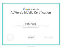 Google AdWords Mobile Certification