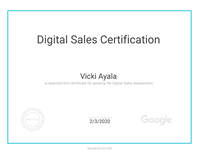 Digital Sales Certification